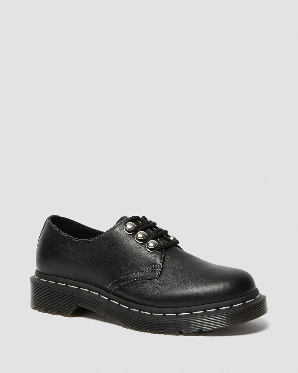 Dr Martens 1461 Hardware Kožené Oxford Topánky Damske ( Čierne ) SK 834-WELXZB